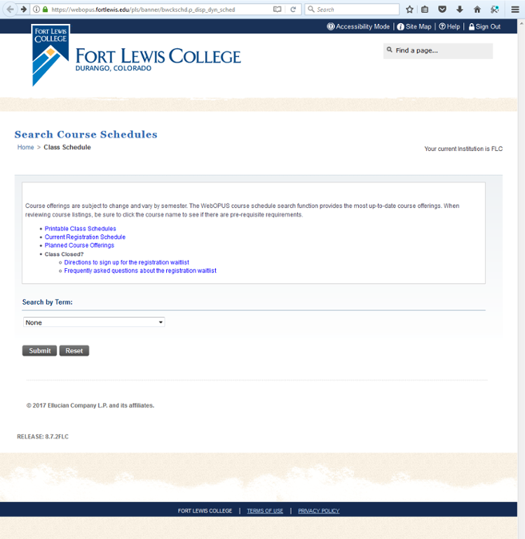Class Search | All Markets | theFort
